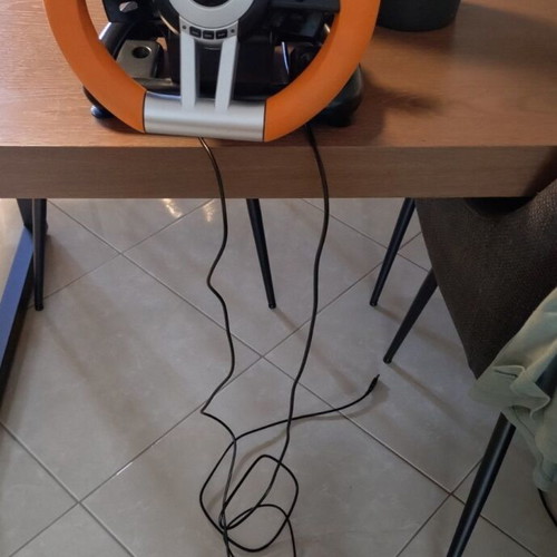 SpeedLink Drift O.Z. Racing Wheel with Gear Shifter and Pedals for PC like new