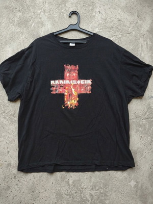 Rammstein men's t-shirt 3XL like new, black with print