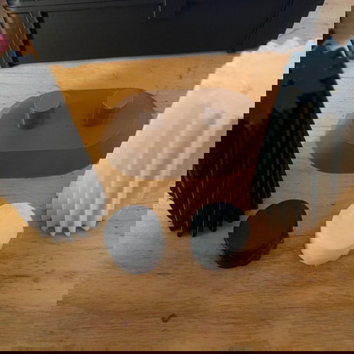 Πρωτότυπο Σετ Αλατοπίπερο Γρανάζια 3D Εκτύπωση Καινούργιο