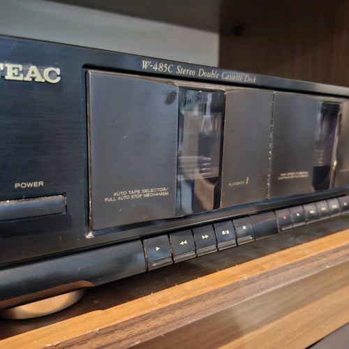 Teac W-485C double cassette deck used