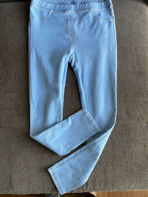 Zara denim leggings size 11-12 years like new, blue