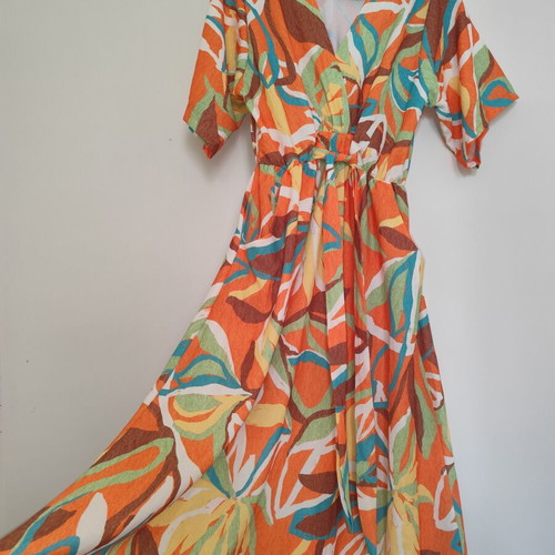 Colorful dress XXL used, excellent condition