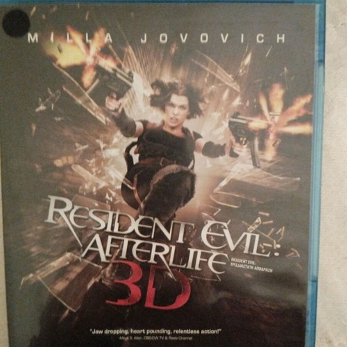 Resident Evil Afterlife 3D Blu-Ray like new