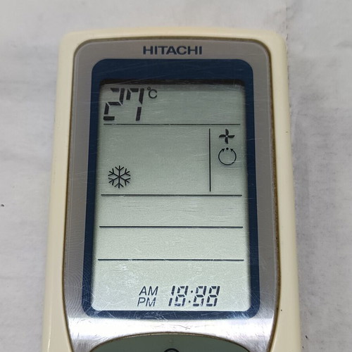 Hitachi remote control used, fully functional