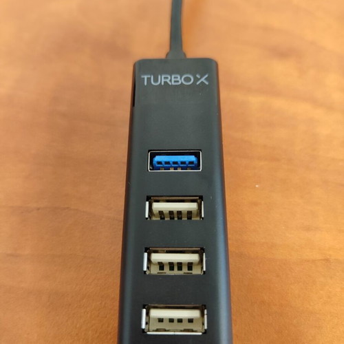USB 4-Port Hub Turbo-X with 3m USB Extension like new