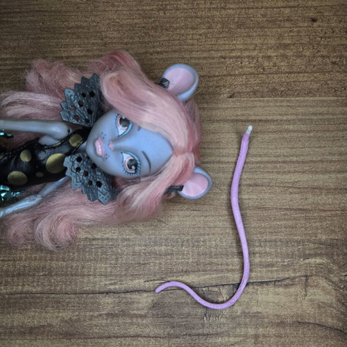Monster High Mouscedes Tail Replacement 3D Printed Handpainted