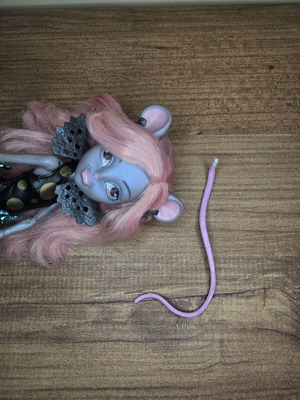 Monster High Mouscedes Tail Replacement 3D Printed Handpainted