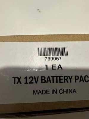TX 12v NiMH Battery New