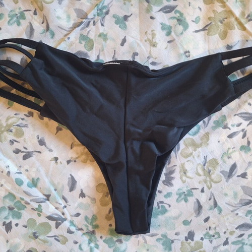 Brazilian bikini bottom used, black, size M