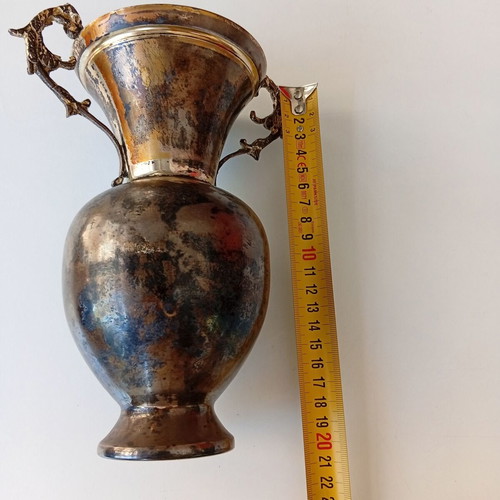 Silver amphora used, needs cleaning