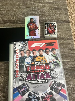 F1 album turbo attax 15 σελίδες σαν καινούργιο με 27 κάρτες