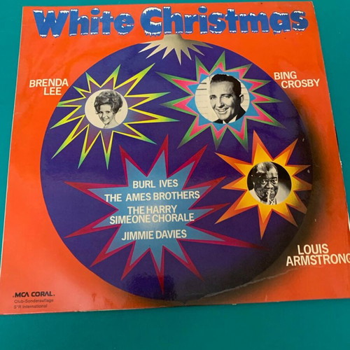 White Christmas vinyl record used