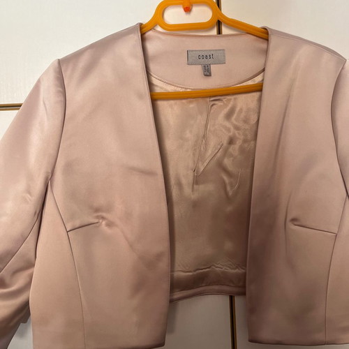 Coast jacket used, size 16, pink
