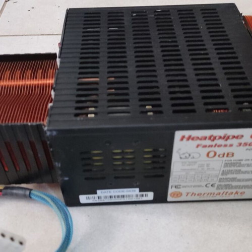 Thermaltake 350W Fanless PFC power supply used