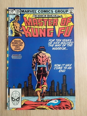 Master of Kung Fu #125 σαν καινούργιο, τεύχος τελικό, Marvel Comics 1983