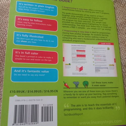 C Programming in easy steps used English book
