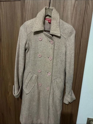 Broadway women's coat used pink, size S, with small defects