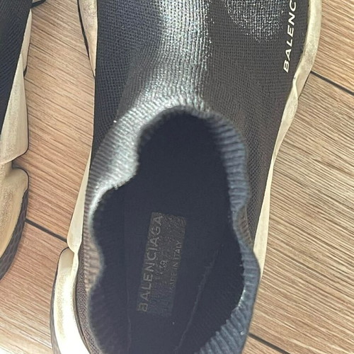 Balenciaga sock boots used, black, size 39