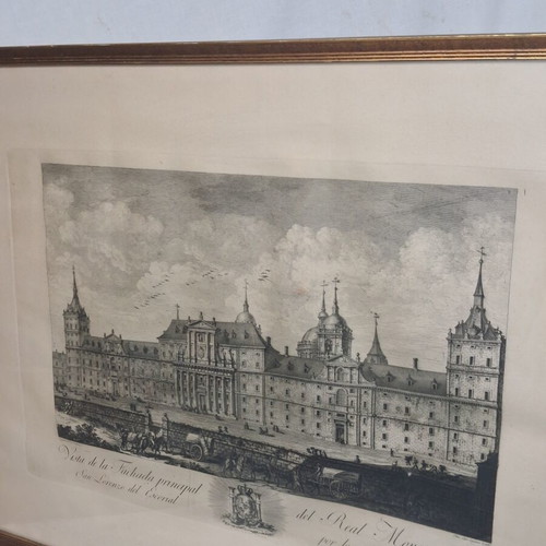 Spanish Chalcography San Lorenzo del Escorial circa 1800 like new