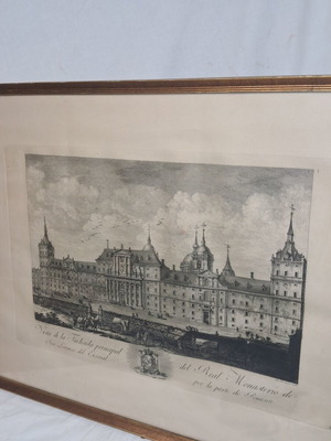 Spanish Chalcography San Lorenzo del Escorial circa 1800 like new