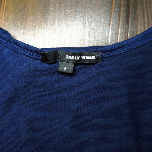 Tally Weijl Blue Slim Fit Shirt Small Like New