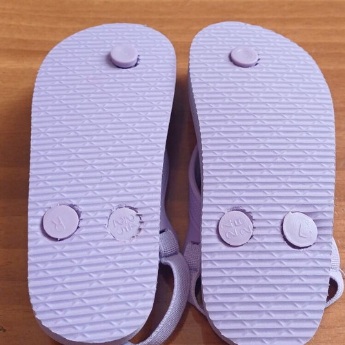 Mitsuko flip-flops for girls size 24 purple new