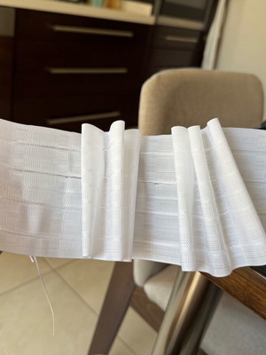 Curtain tape 3 pleats, new, 8 meters