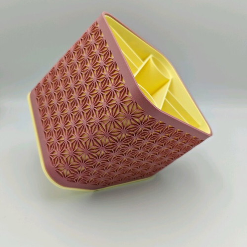 Desk pencil holder new with adjustable tilt 3D printed