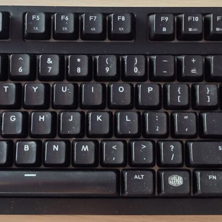CoolerMaster MasterKeys Pro M mechanical keyboard with Cherry MX Brown switches