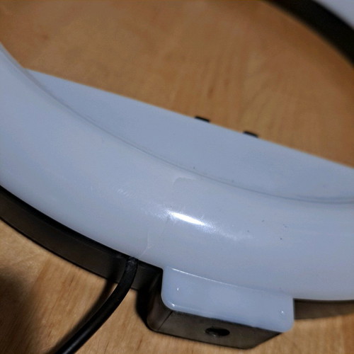 Ring Light USB used, dimmable with cool, warm and natural light