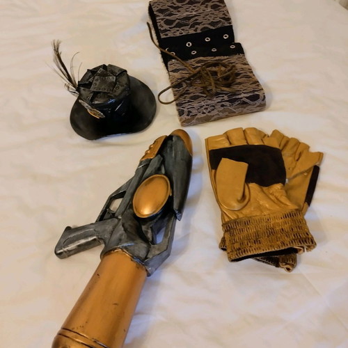 Steampunk carnival costume used, size small - medium