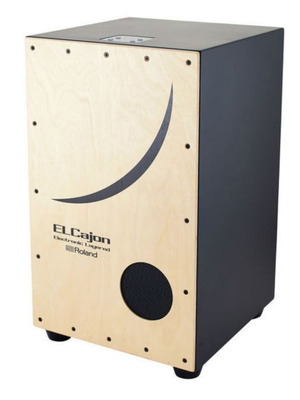 Roland EC10 Cajon new, beige and brown