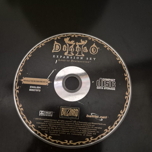 Diablo II Expansion Set Lord of Destruction PC game used