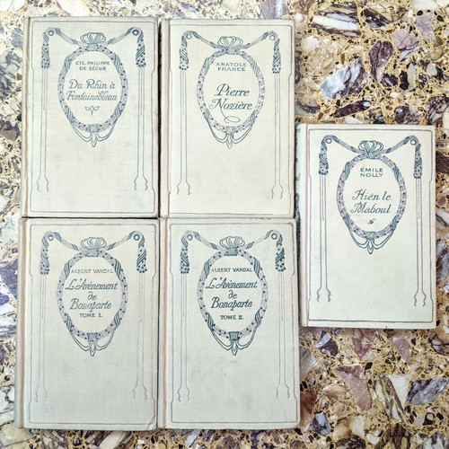 Antique books used, 5 rare Nelson editions 1900-1930