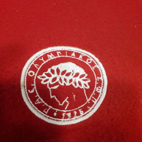 Olympiacos scarf used, 2000s decade without fringes