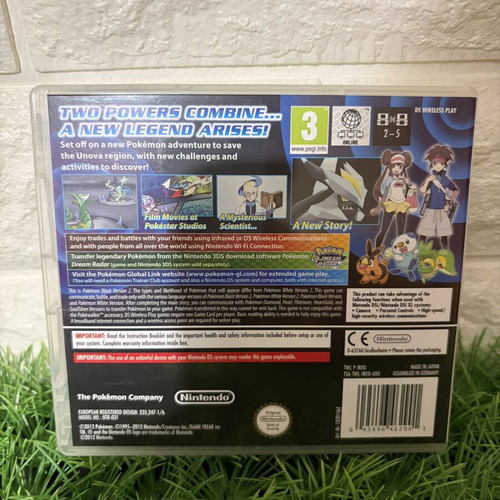 Pokémon Black 2 Version Nintendo DS used, rare collectible