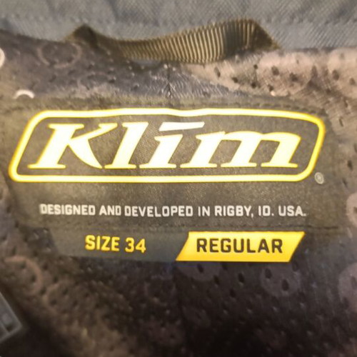 Klim Latitude motorcycle pants, blue, new with tags