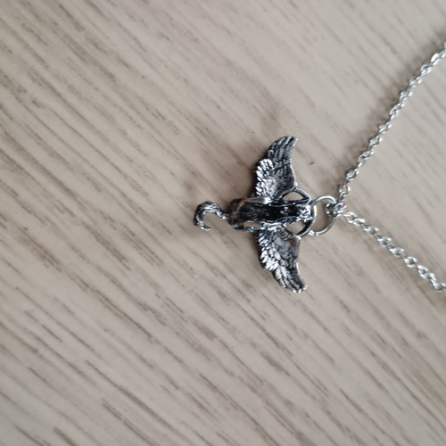 Cat Angel Pendant Necklace new, 18-inch chain