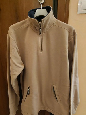 Men's sweatshirt like new, size Large, beige