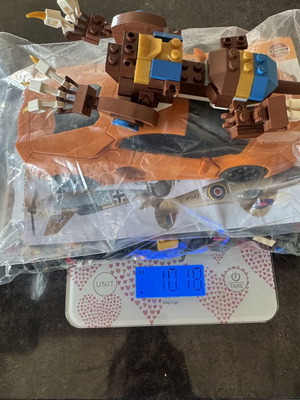 Building Blocks Used, 1 Kilogram Pack with Airflix Car and Instructions