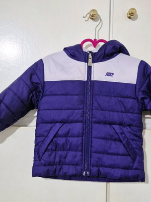 Nike baby jacket like new, padded, purple 9-12 months