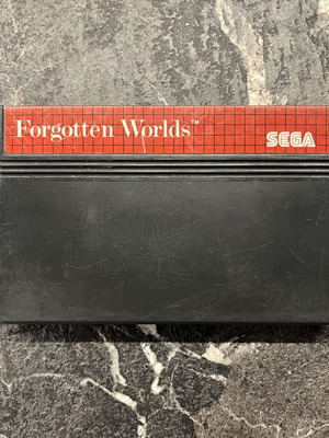 Sega Master System Forgotten Worlds cartridge used
