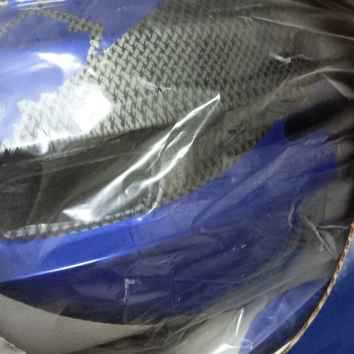 Broker Soffatti bicycle helmet, size 55-60 cm, blue with black and silver details