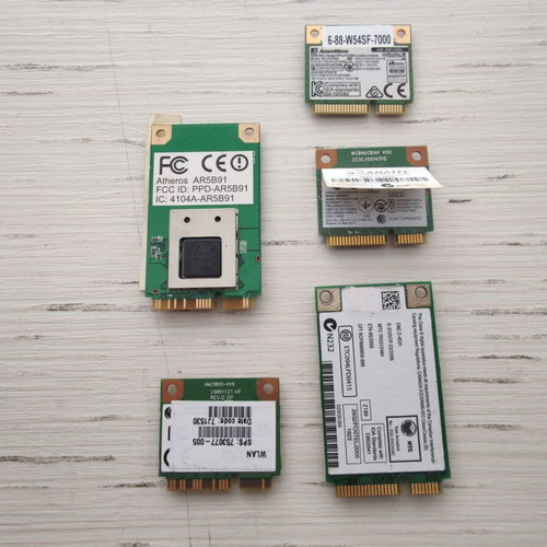 Laptop WiFi cards pack of 5 like new