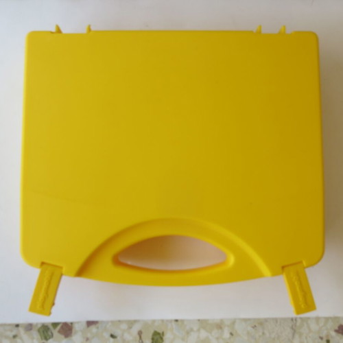 Playmobil yellow carry case used