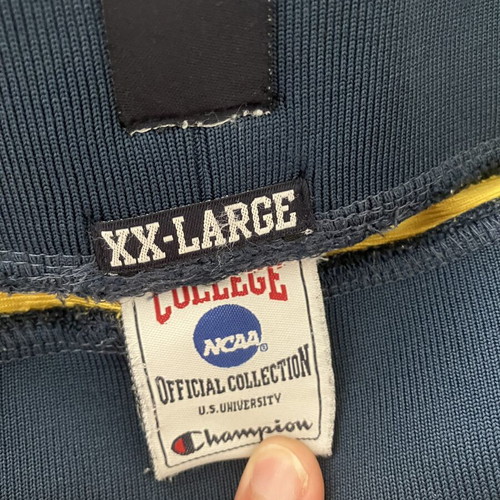 Champion basketball shorts XXL used, blue and yellow