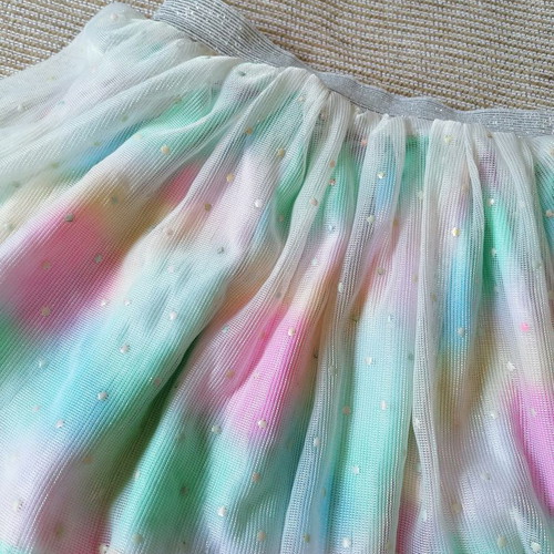 Girls' skirt, age 5, multicolored
