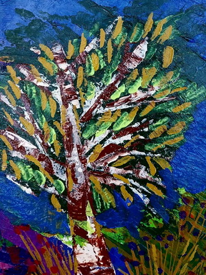 Acrylic painting on canvas 20x30cm