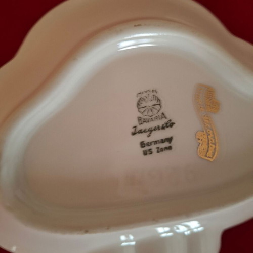 Porcelain ashtrays from Germany (Bavaria) vintage 80s, new, set of 2