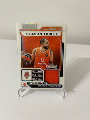 Panini Contenders Season 2025/2026 Darius Thompson Season Ticket numbered patch like new /49